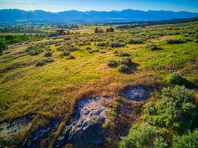 396 Wild Moose Springs Rd, Corvallis, MT 59828 - aerial view of a mountain backdrop