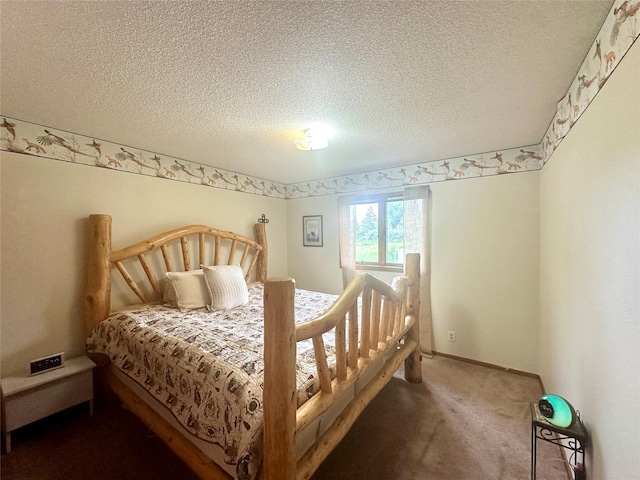 952 Chestnut Ave, Highwood, MT 59450 - carpeted bedroom featuring a textured ceiling