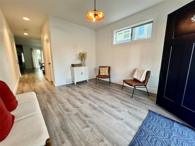 777 Aspen Grove St, Whitefish, MT 59937 - sitting room featuring plenty of natural light, light wood-style floors, and recessed lighting