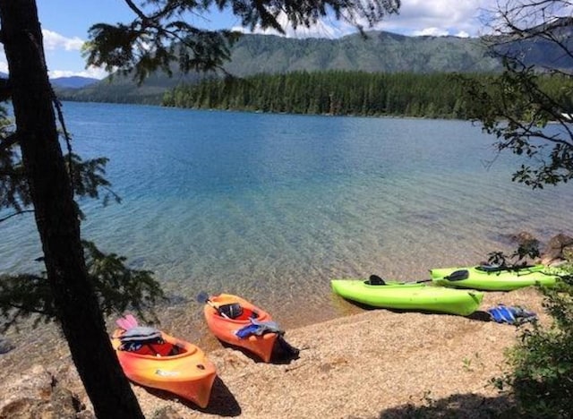 777 Aspen Grove St, Whitefish, MT 59937 - water view with a mountainous background