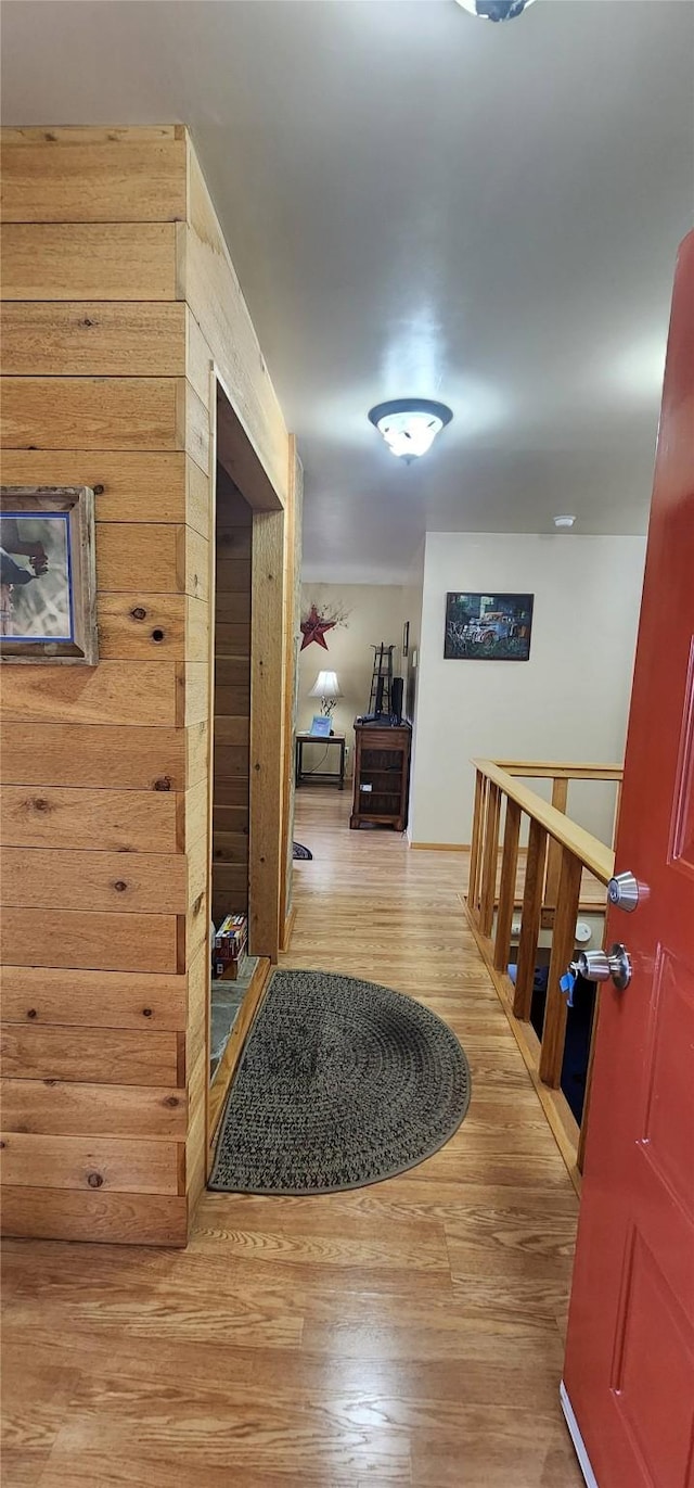 9 Cross Ln, Plains, MT 59859 - hall with light wood-type flooring