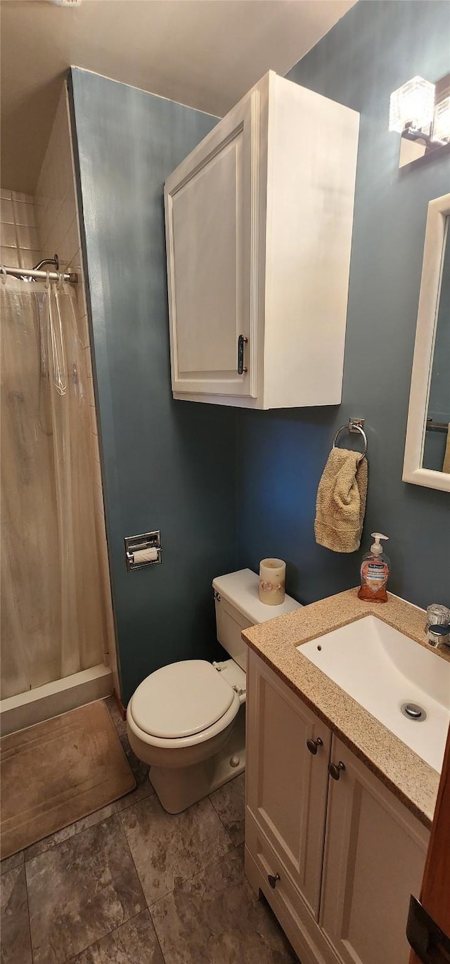 9 Cross Ln, Plains, MT 59859 - bathroom featuring vanity and a shower with shower curtain