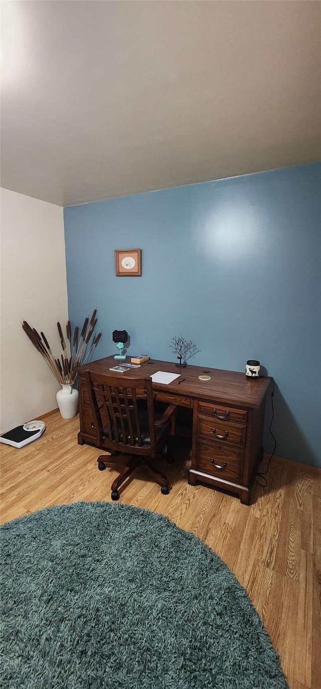 9 Cross Ln, Plains, MT 59859 - office area featuring wood finished floors