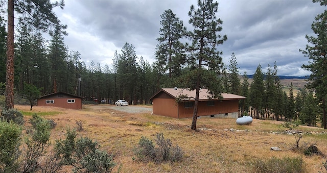 9 Cross Ln, Plains, MT 59859 - view of yard with a forest view