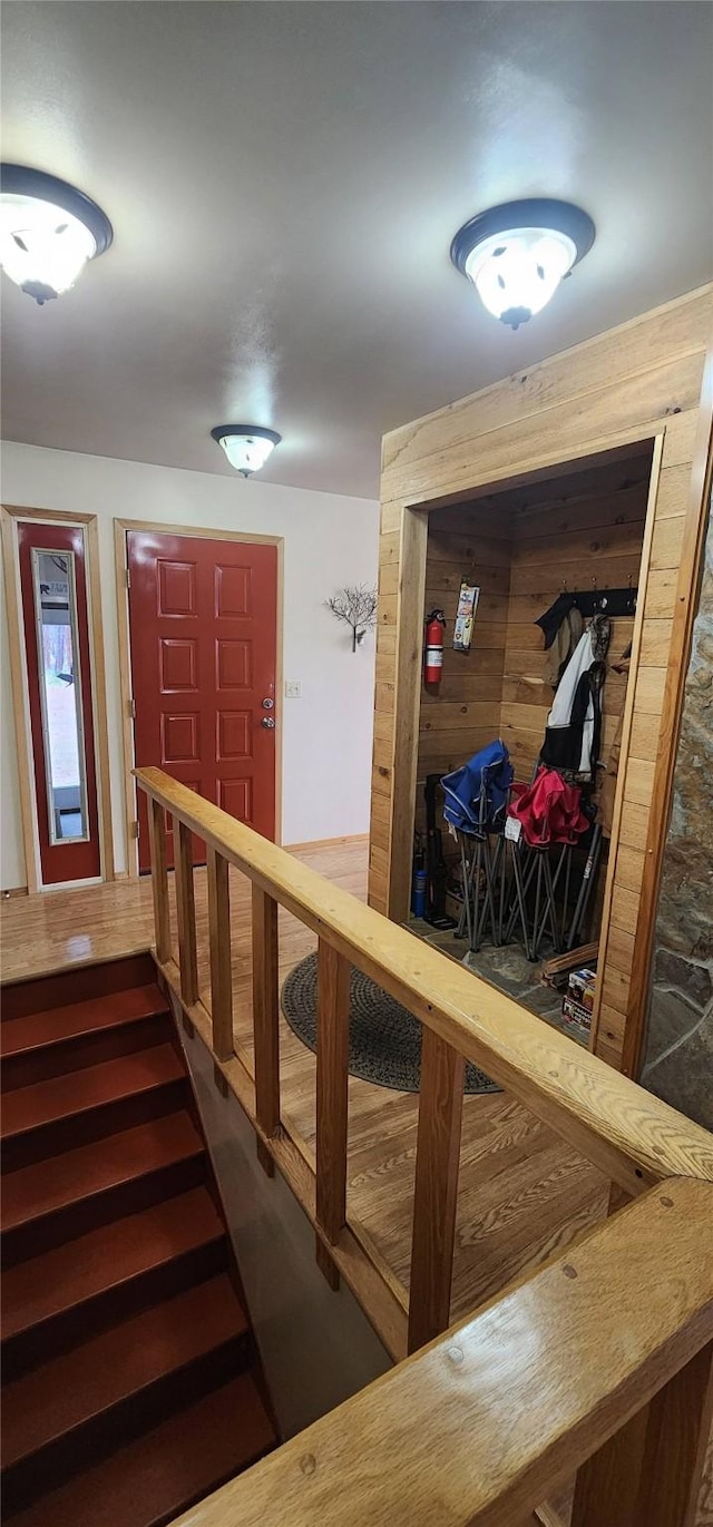 9 Cross Ln, Plains, MT 59859 - corridor with wood walls