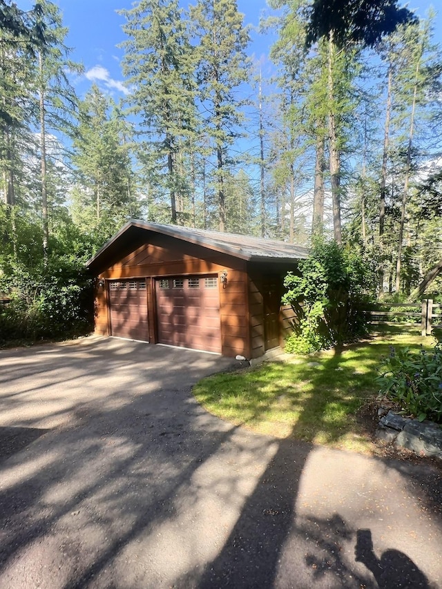 251 Elk Trl, Whitefish, MT 59937 - view of detached garage