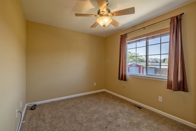 341 Northgate Loop, Helena, MT 59602 - carpeted empty room with a ceiling fan and baseboards