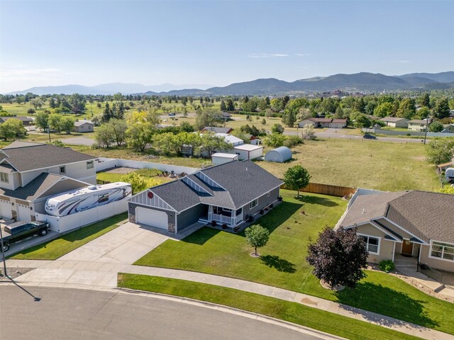 341 Northgate Loop, Helena, MT 59602 - aerial perspective of suburban area featuring mountains