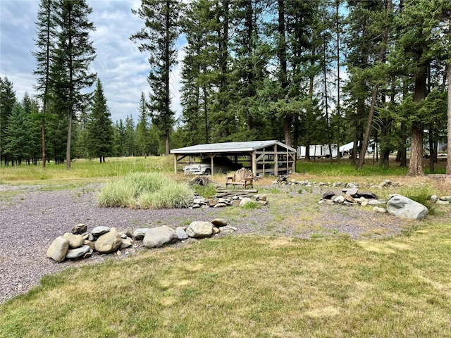 676 Rawlings Rd, Libby, MT 59923 - view of yard