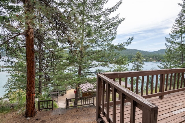 29276 White Swan Rd, Polson, MT 59860 - deck with a water view