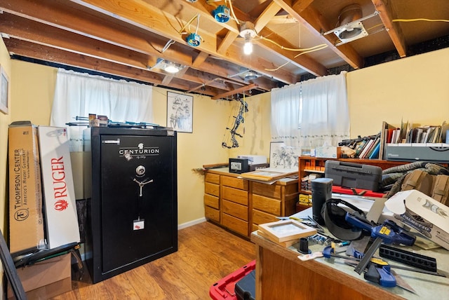 149 Meadow Vista Ln, Deer Lodge, MT 59722 - home office featuring light wood-type flooring