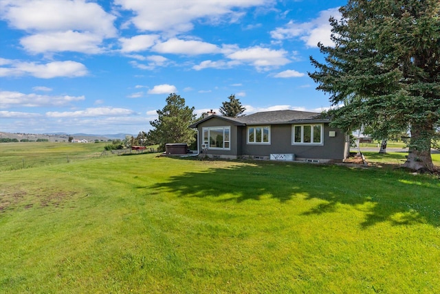 149 Meadow Vista Ln, Deer Lodge, MT 59722 - rear view of property with a yard