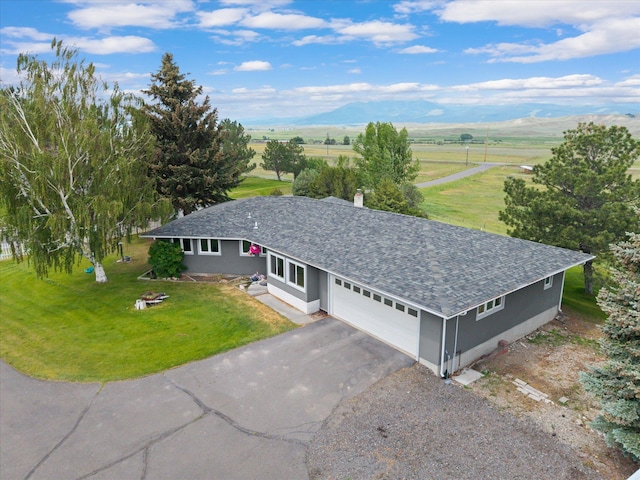 149 Meadow Vista Ln, Deer Lodge, MT 59722 - aerial view of sparsely populated area with a mountainous background