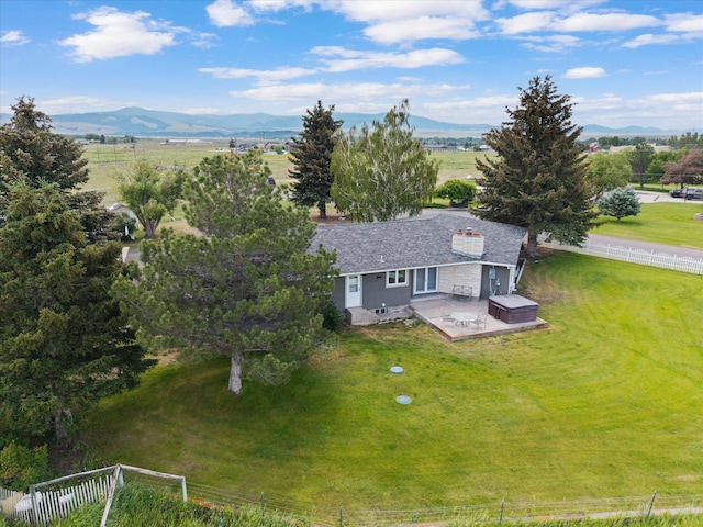 149 Meadow Vista Ln, Deer Lodge, MT 59722 - overview of rural landscape with a mountainous background