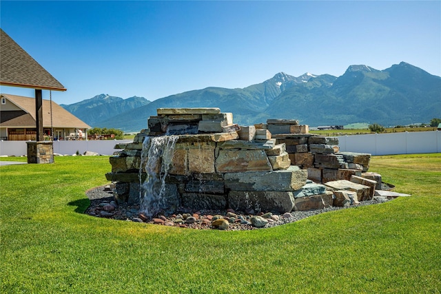 60951 Sparky Dr, Saint Ignatius, MT 59865 - view of yard with a mountain view
