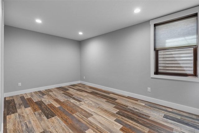 60951 Sparky Dr, Saint Ignatius, MT 59865 - unfurnished room featuring wood finished floors and recessed lighting