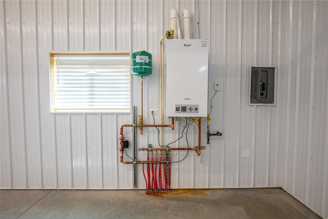 60951 Sparky Dr, Saint Ignatius, MT 59865 - utility room featuring water heater and electric panel