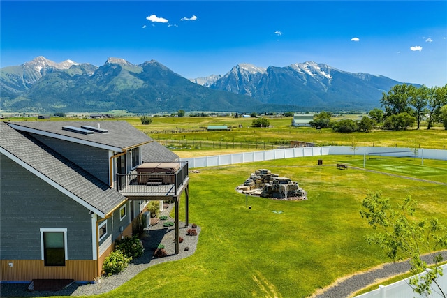 60951 Sparky Dr, Saint Ignatius, MT 59865 - view of mountain background featuring rural landscape
