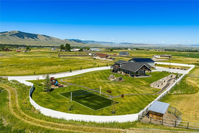60951 Sparky Dr, Saint Ignatius, MT 59865 - aerial view of sparsely populated area with mountains