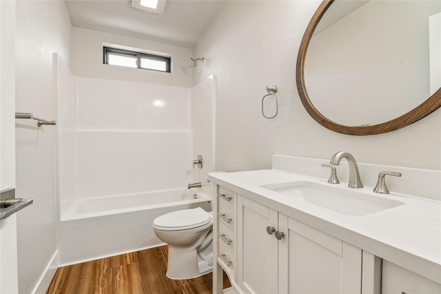 37 S Rodney St, Helena, MT 59601 - bathroom featuring vanity,  shower combination, and wood finished floors