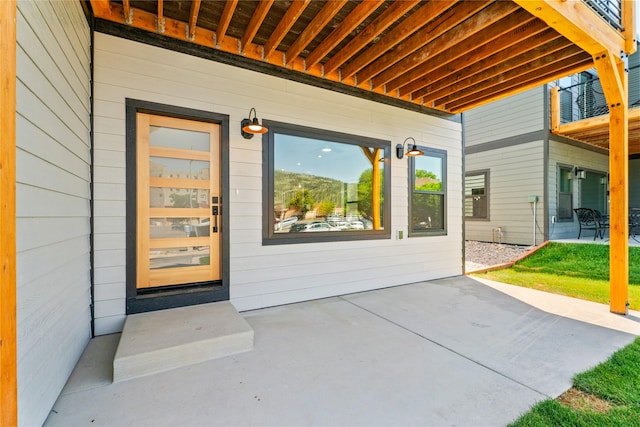 37 S Rodney St, Helena, MT 59601 - doorway to property featuring a patio