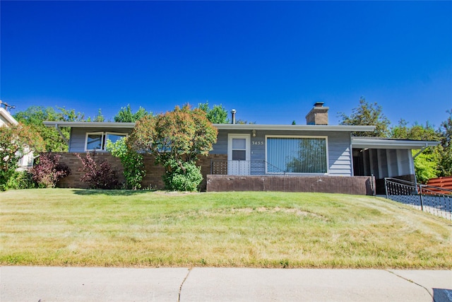 3455 N Hillcrest Dr, Butte, MT 59701 - view of front of home featuring a chimney