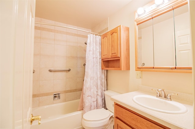 3455 N Hillcrest Dr, Butte, MT 59701 - bathroom featuring vanity and shower / bathtub combination with curtain