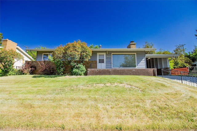 3455 N Hillcrest Dr, Butte, MT 59701 - view of front of home with a chimney