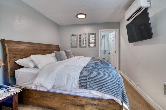 409 Mill Creek Rd, Hamilton, MT 59840 - bedroom featuring carpet floors and an AC wall unit
