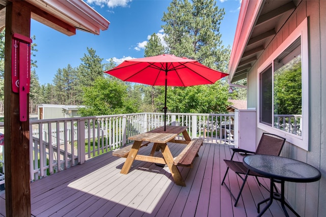 409 Mill Creek Rd, Hamilton, MT 59840 - view of wooden deck
