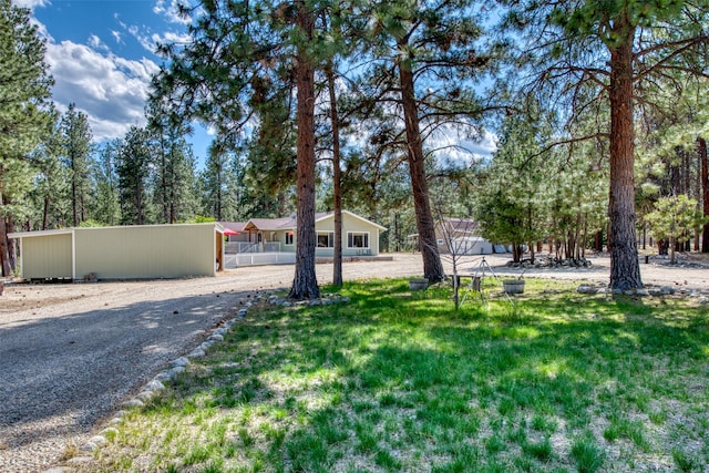 409 Mill Creek Rd, Hamilton, MT 59840 - view of front of property with a front lawn