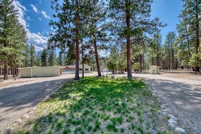 409 Mill Creek Rd, Hamilton, MT 59840 - view of yard featuring a storage shed