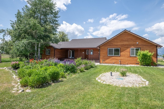 1228 Nordheim Ln, Corvallis, MT 59828 - back of property with a yard