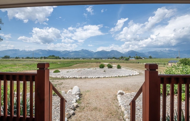 1228 Nordheim Ln, Corvallis, MT 59828 - view of yard with a mountain view and a view of rural / pastoral area