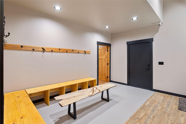 600 Ringneck Dr, Kalispell, MT 59901 - mudroom with recessed lighting and wood finished floors