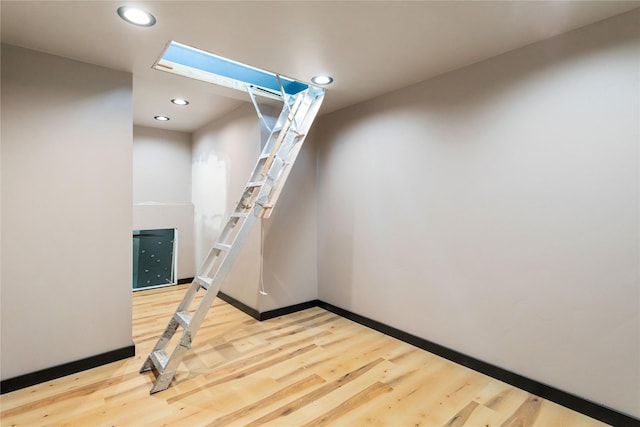 600 Ringneck Dr, Kalispell, MT 59901 - unfurnished room with wood finished floors and recessed lighting