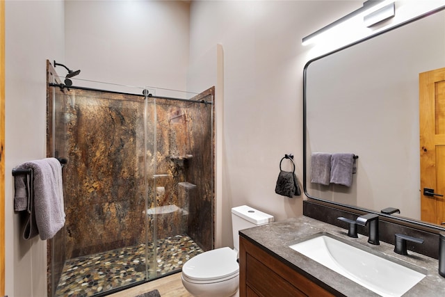 600 Ringneck Dr, Kalispell, MT 59901 - bathroom featuring vanity and a stall shower