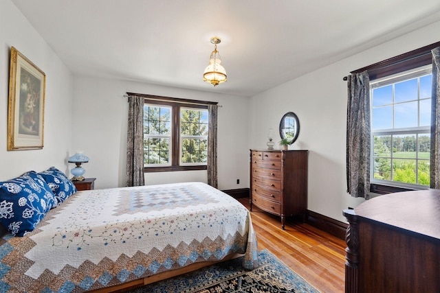 1380 Lower Valley Rd, Kalispell, MT 59901 - bedroom featuring multiple windows and light wood-style floors