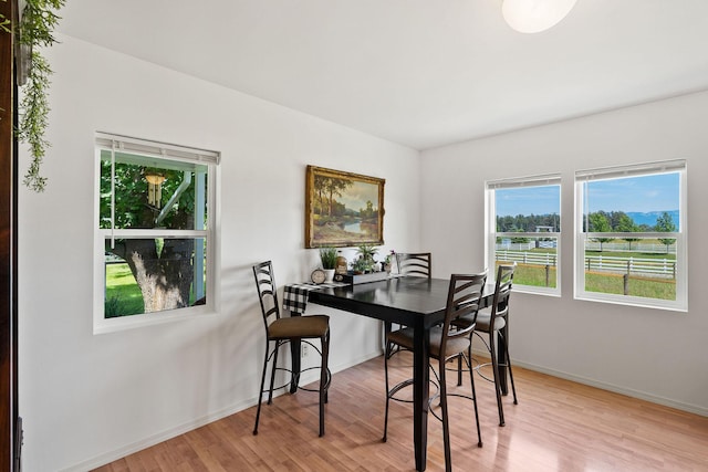 1380 Lower Valley Rd, Kalispell, MT 59901 - dining area with wood finished floors and baseboards