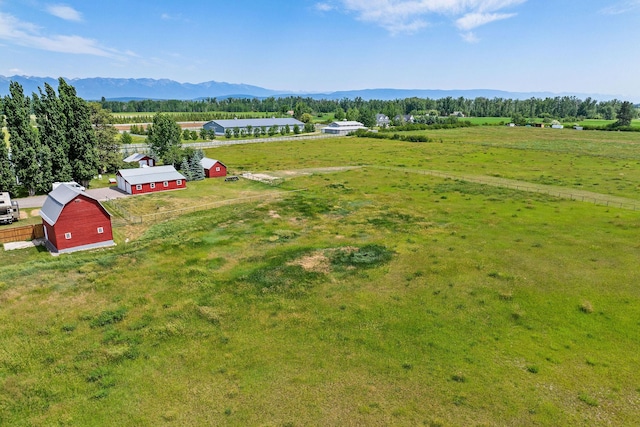 1380 Lower Valley Rd, Kalispell, MT 59901 - aerial view of sparsely populated area featuring a mountainous background