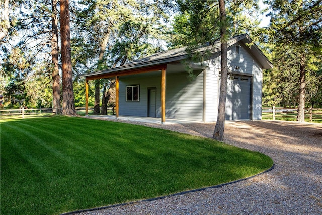 33731 Westview Dr, Bigfork, MT 59911 - view of outbuilding featuring driveway