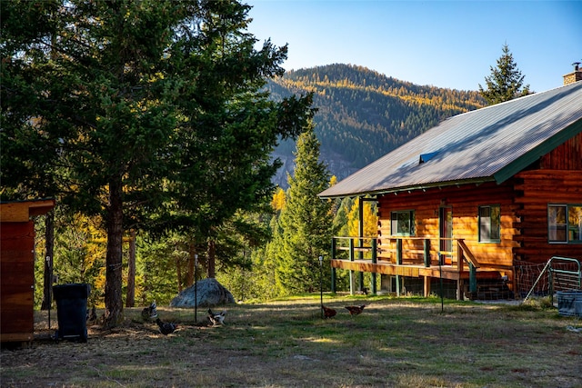 630 Tally Lake Rd, Whitefish, MT 59937 - view of mountain backdrop with a forest