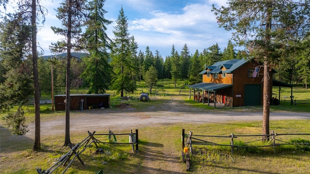 630 Tally Lake Rd, Whitefish, MT 59937 - view of horse barn