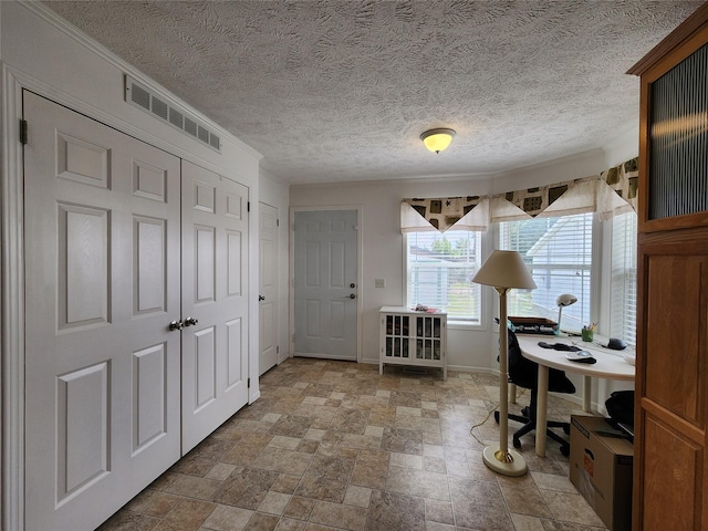 1208 8th Ave NW, Great Falls, MT 59404 - office with baseboards and stone finish flooring
