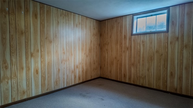 1220 Cannon St, Helena, MT 59601 - unfurnished room with carpet flooring and wood walls