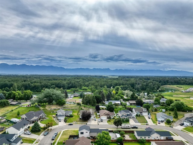 301 Buttercup Loop, Kalispell, MT 59901 - aerial perspective of suburban area with a water and mountain view