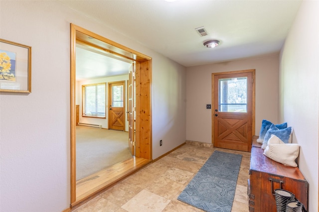 2755 US Highway 93 W, Whitefish, MT 59937 - entrance foyer featuring a baseboard radiator and baseboards