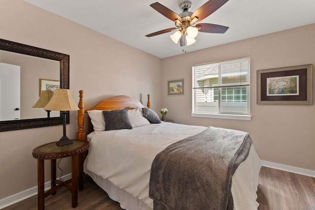64 Empire Loop, Kalispell, MT 59901 - bedroom featuring wood finished floors and ceiling fan