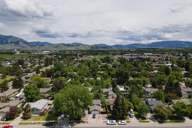 504 N 19th Ave, Bozeman, MT 59718 - aerial view of residential area featuring a mountainous background