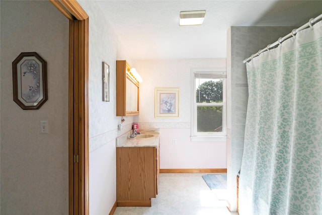 232 Kurtz Ln, Hamilton, MT 59840 - full bathroom with vanity and a shower with curtain